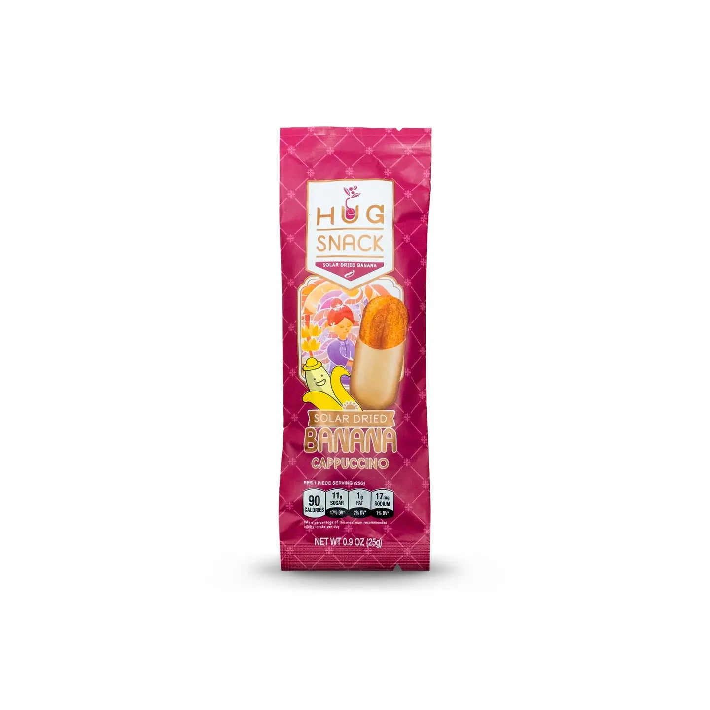 Hug Snack, Solar Dried Banana Cappuccino