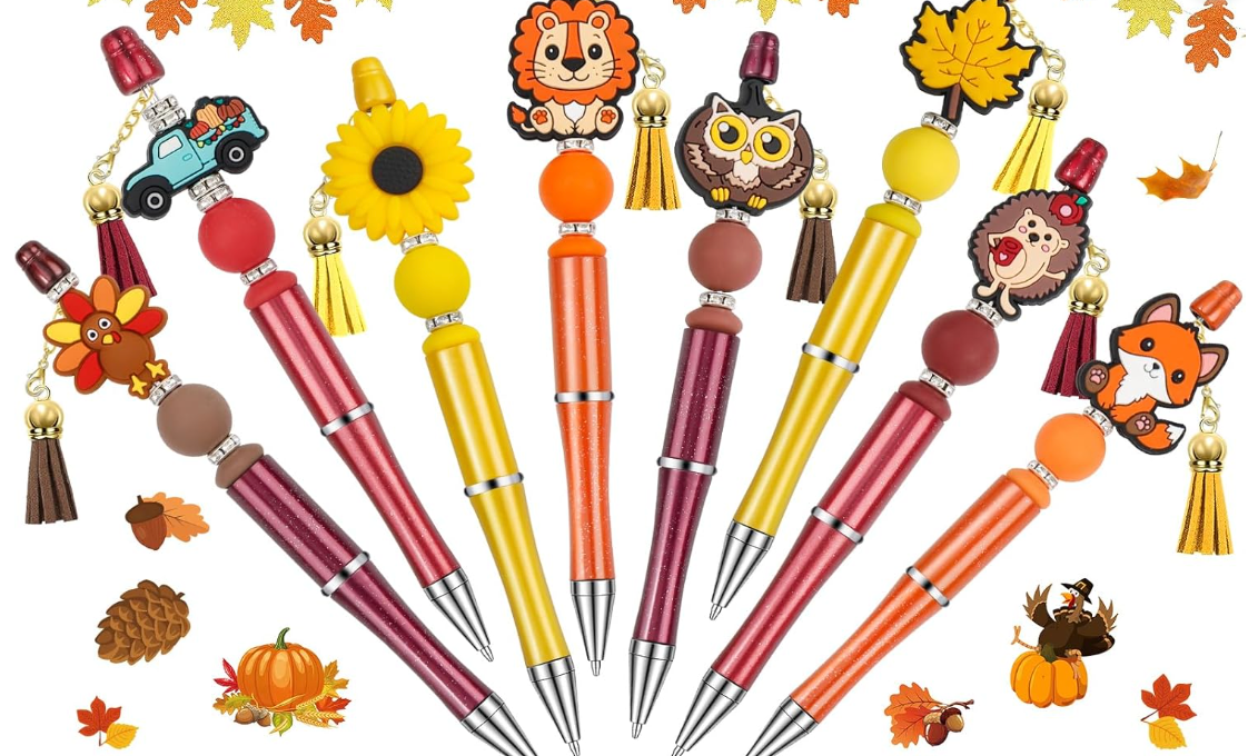 Maryn's Handmade Beaded Pens - Fall Designs
