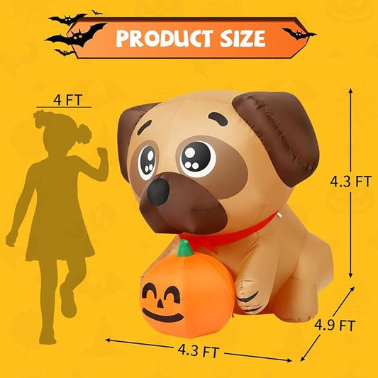 4.3 FT Halloween Inflatable Dog