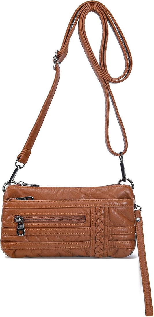 Triple Zip Crossbody Purses - Design 2