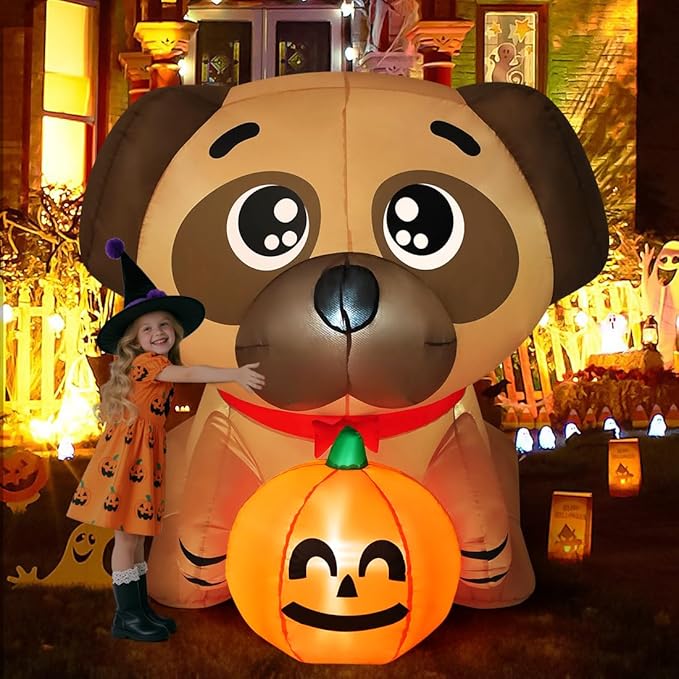4.3 FT Halloween Inflatable Dog