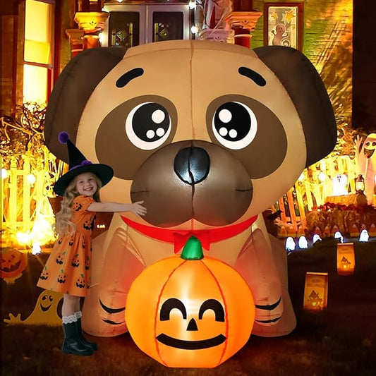 4.3 FT Halloween Inflatable Dog