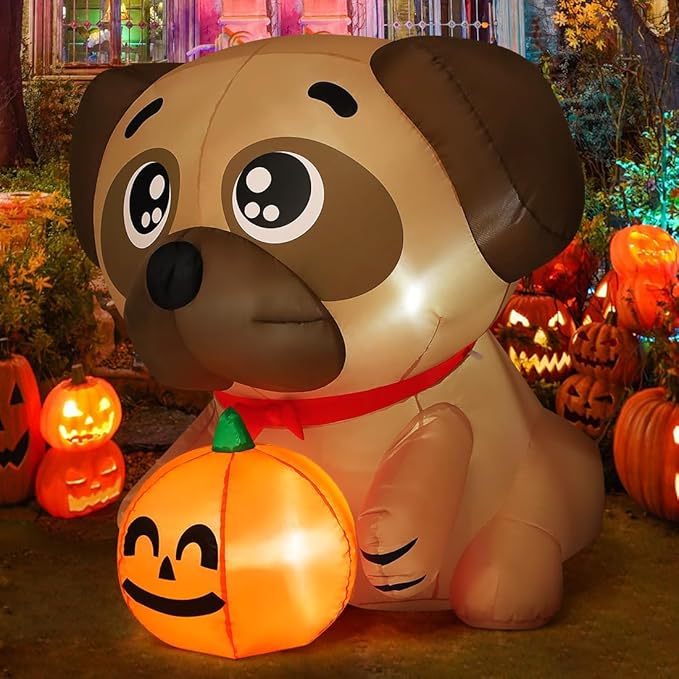 4.3 FT Halloween Inflatable Dog