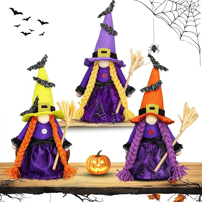 Witch Gnomes - Set of 3