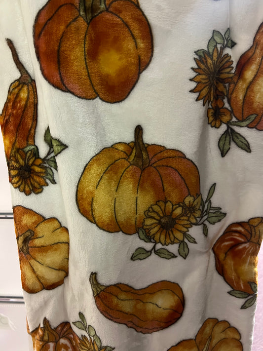 Fall Pumpkins Throw Blanket - 50"x60"