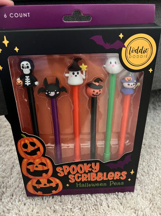 Spooky Scribblers Halloween Pens - Set of 6