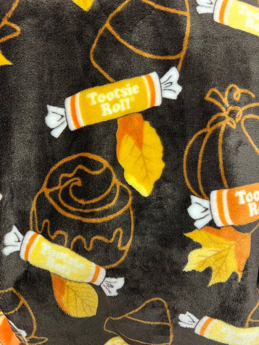 Fall Tootsie Roll Throw Blanket 50"x60"