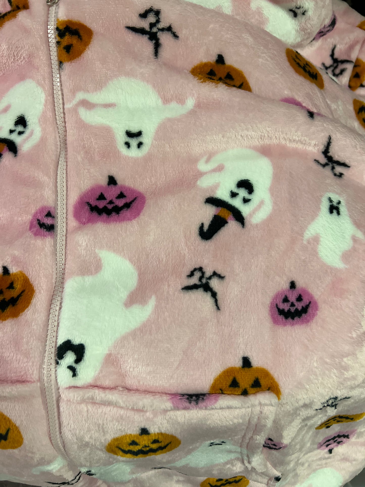 Pink Ghost Wearable Blanket w/ Socks!