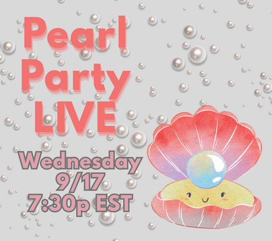PEARL PARTY Live ~ Wednesday 9/17 7:30pm EST
