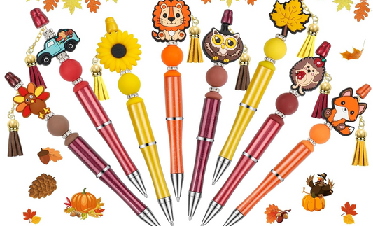 Maryn's Handmade Beaded Pens - Fall Designs