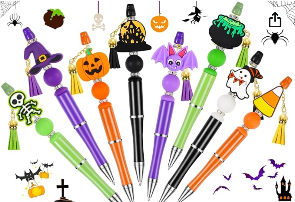 Maryn's Handmade Beaded Pens - Halloween Designs