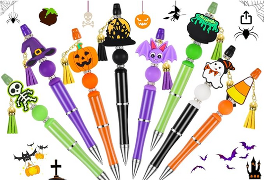 Maryn's Handmade Beaded Pens - Halloween Designs
