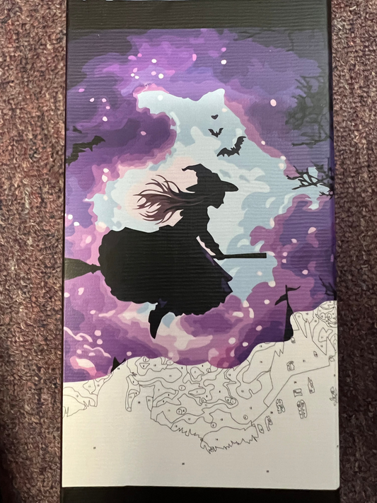 Paint by Number Kit ~ 16"x20" - Flying Witch