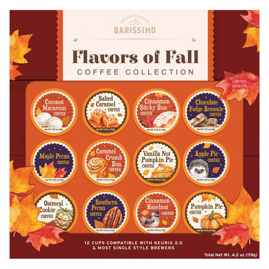 Flavors of Fall Coffee Pods - Set of 12 Different Flavors